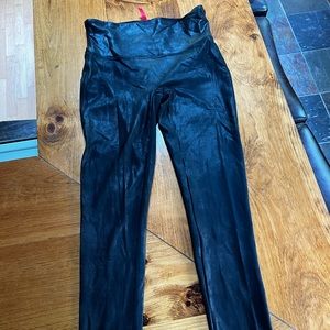 Spanx Faux Leather Leggings M